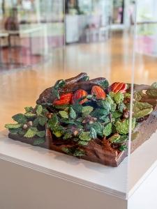 Schokoladen-Skulptur "Der Kakaobaum"