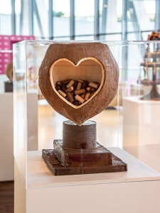 Schokoladen-Skulptur "Das Herz"